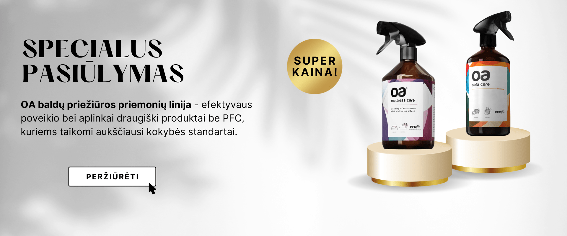 Baldų priežiūros priemonės