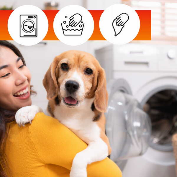 Skalbiklis/valiklis naminių gyvūnų guoliams, drabužiams ir žaislams OA PETS FABRIC CLEANER 2in1 (500 ml) 4