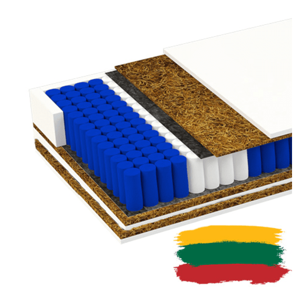 Čiužinys "TVIRTOVĖ" (aukštis: 21 cm, kietumas: labai kietas/super kietas)